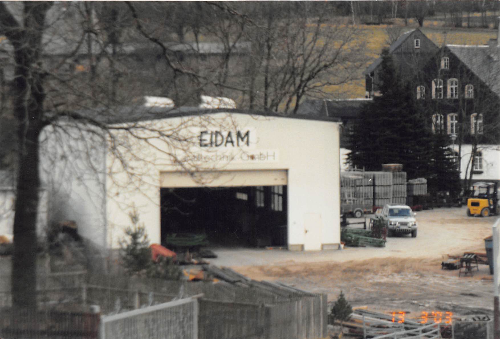 Bau Schweißerhalle 2000